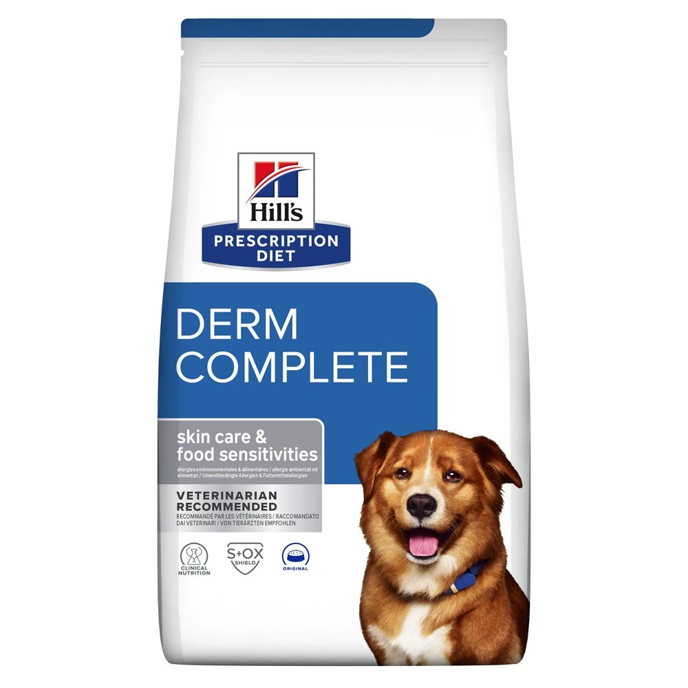 Hill's Prescription Diet Derm Complete Hondenvoer 12 Kg Zak 3 Hill's Prescription Diet Derm Complete Hondenvoer 12 Kg Zak