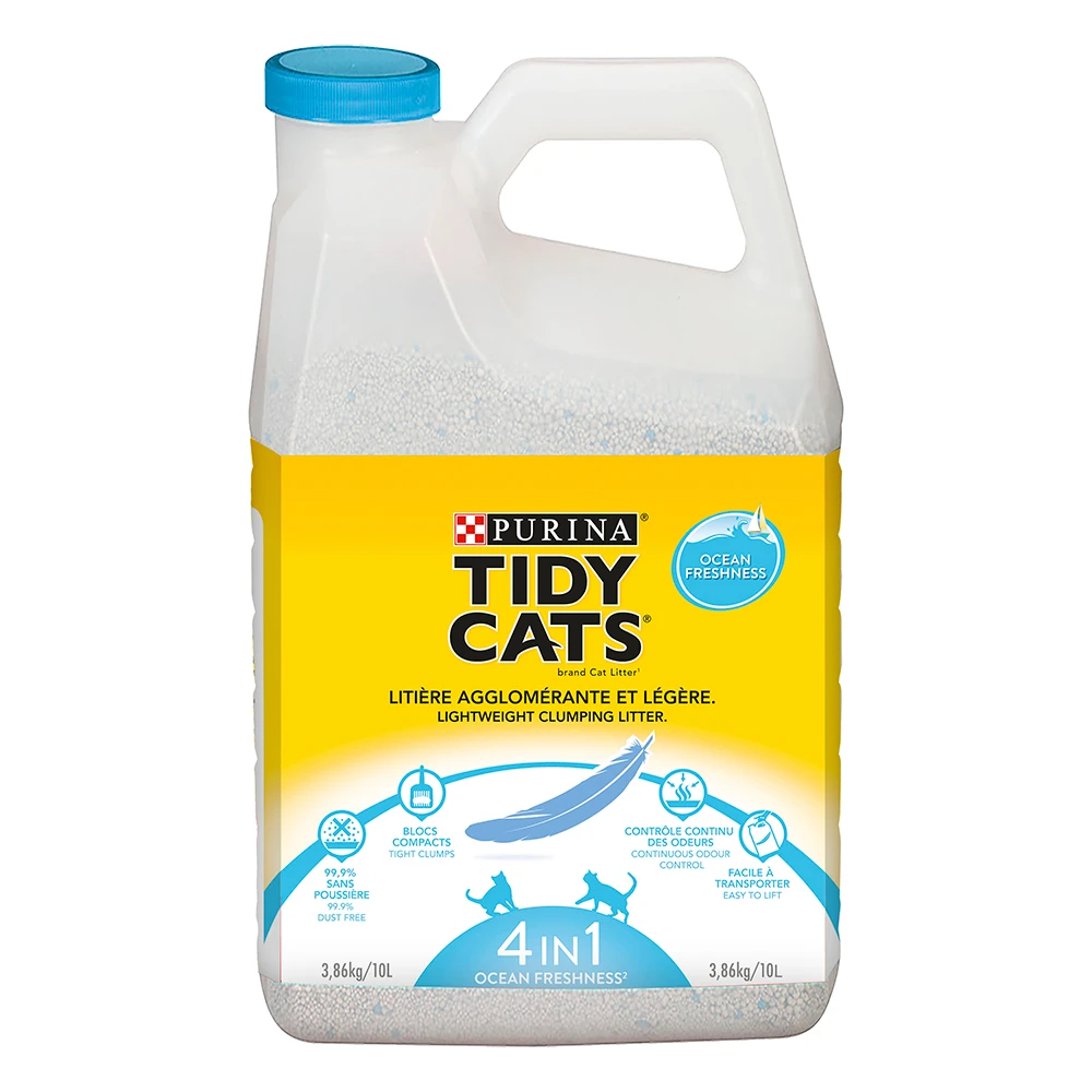 Purina Tidy Cats Lightweight Kattenbakvulling Ocean Freshness – 20 L 3 Purina Tidy Cats Lightweight Kattenbakvulling Ocean Freshness – 20 L