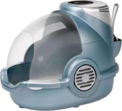 Oster® Oster Bionaire Kattenbak – Met Elektronisch Luchtfilter – Zilver – 61 X 36 X 46 Cm