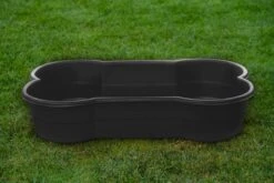 DogsLand Hondenzwembad In Botvorm – 120 Cm, Zwart, Voor Grote En Kleine Honden, Bijt- En Krabbestendig, UV-bestendig, 100% Made In Germany