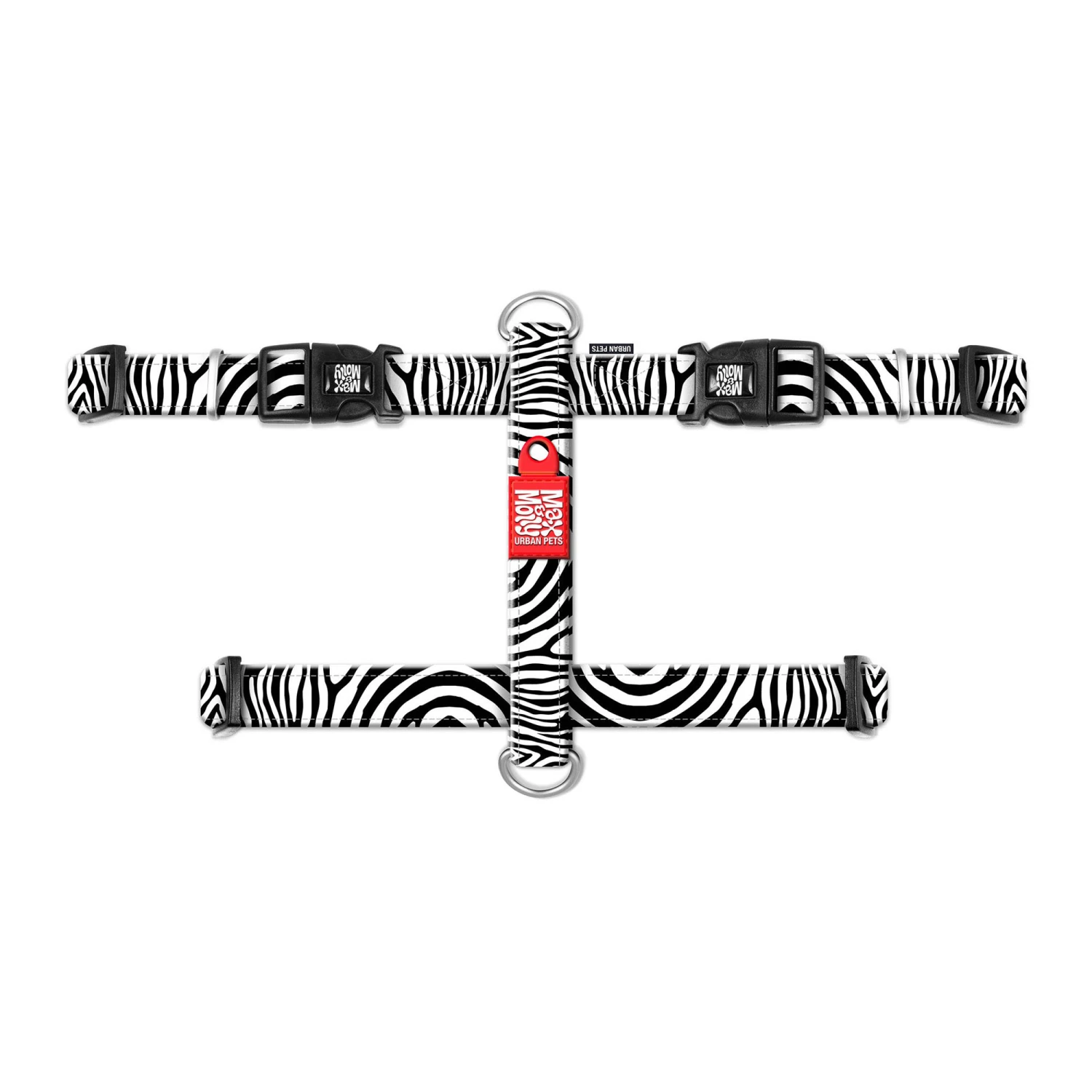 Max & Molly H-Hondenharnas - Zebra 4 Max & Molly H-Hondenharnas - Zebra - Afbeelding 2