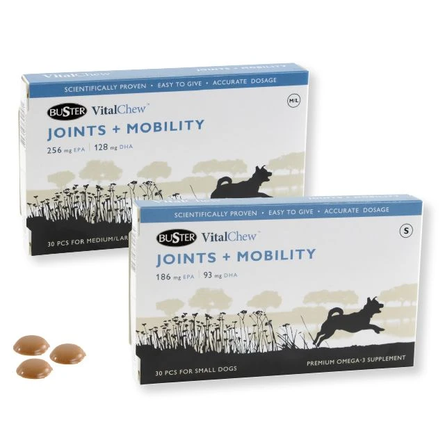 VitalChew Buster Joints & Mobility Medium/Large 30 Stuks 3 VitalChew Buster Joints & Mobility Medium/Large 30 Stuks